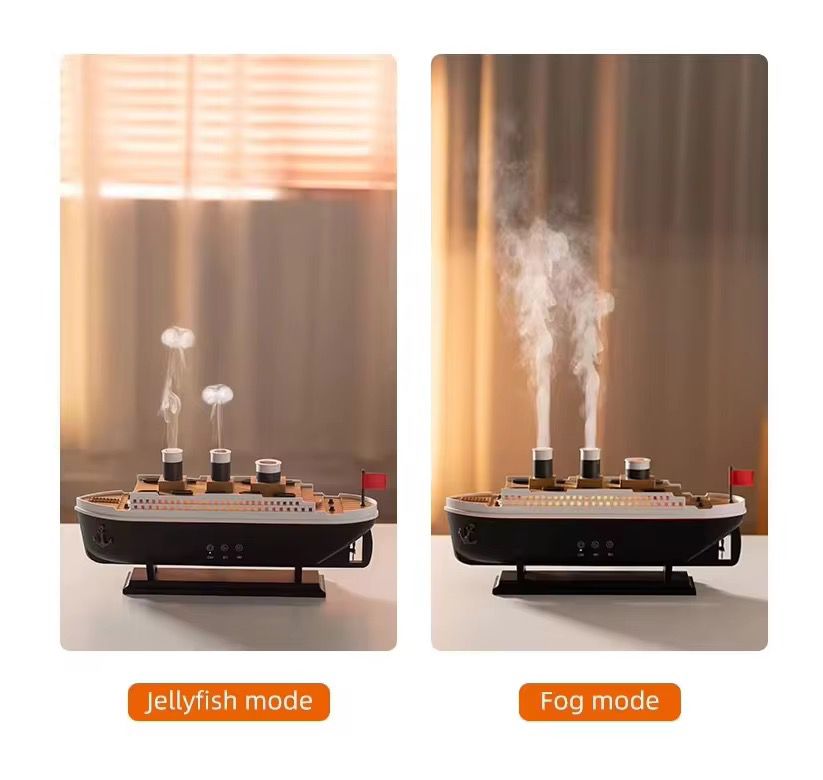 VZOIR Titanic Ship Aroma Humidifier & Diffuser with Remote Control
