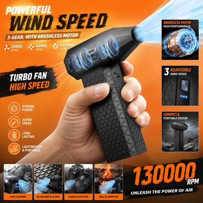 VZOIR Turbo Jet portable design 250g pocket size