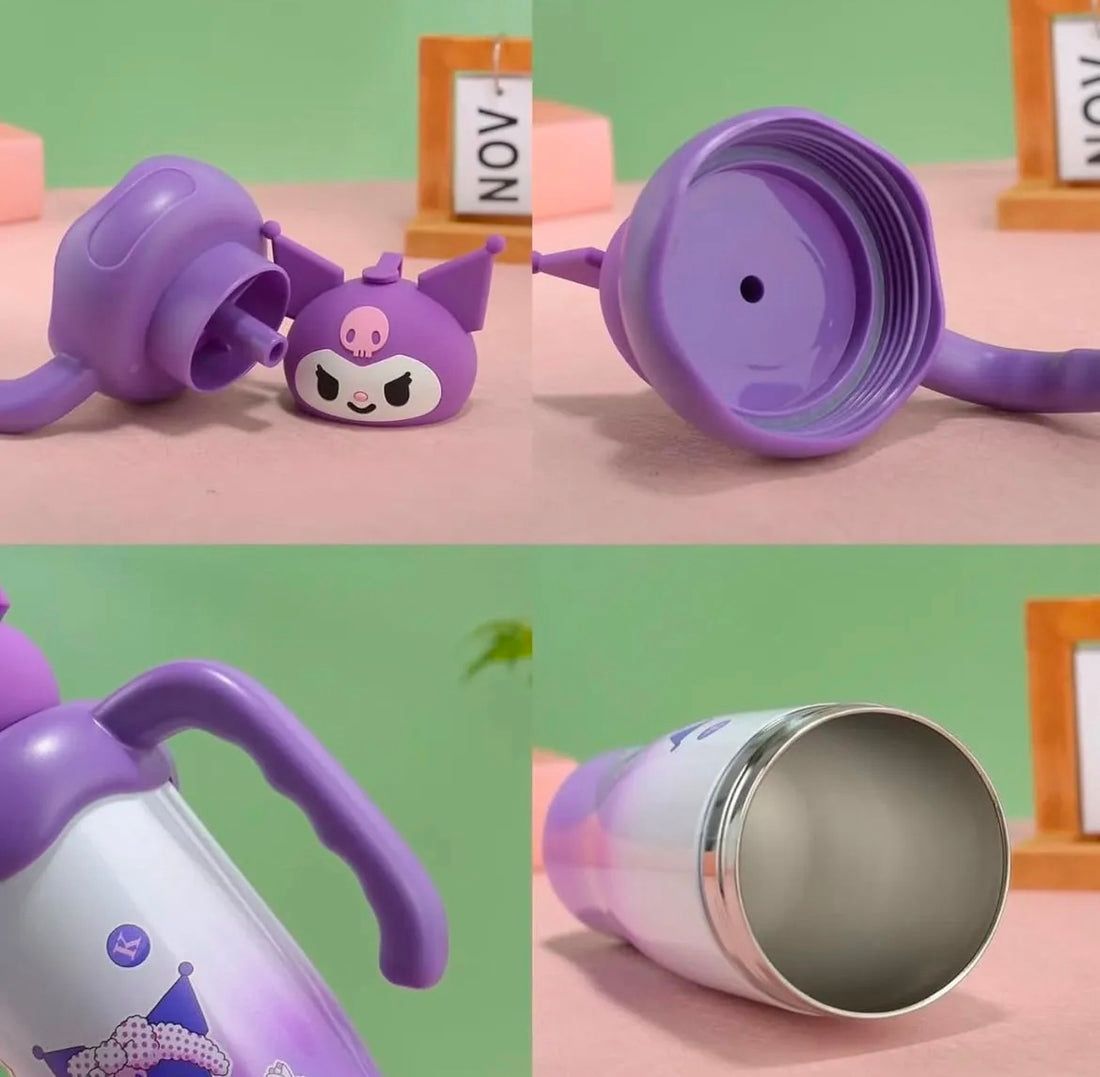 Kuromi Kids Water Bottle | Cute Sipper Bottle
