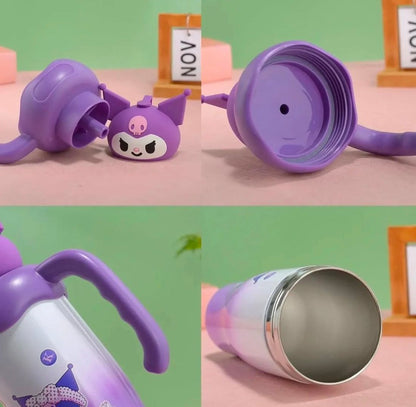 Kuromi Kids Water Bottle | Cute Sipper Bottle