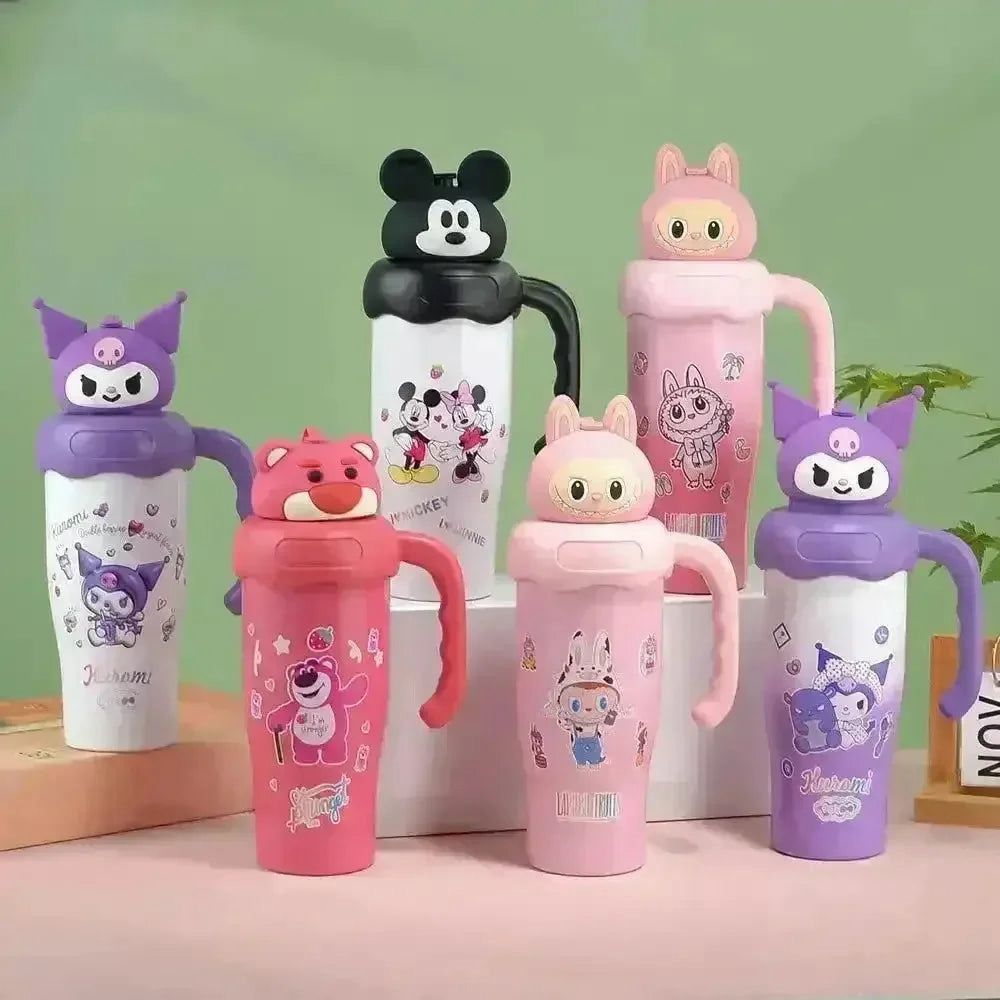 Kuromi Kids Water Bottle | Cute Sipper Bottle