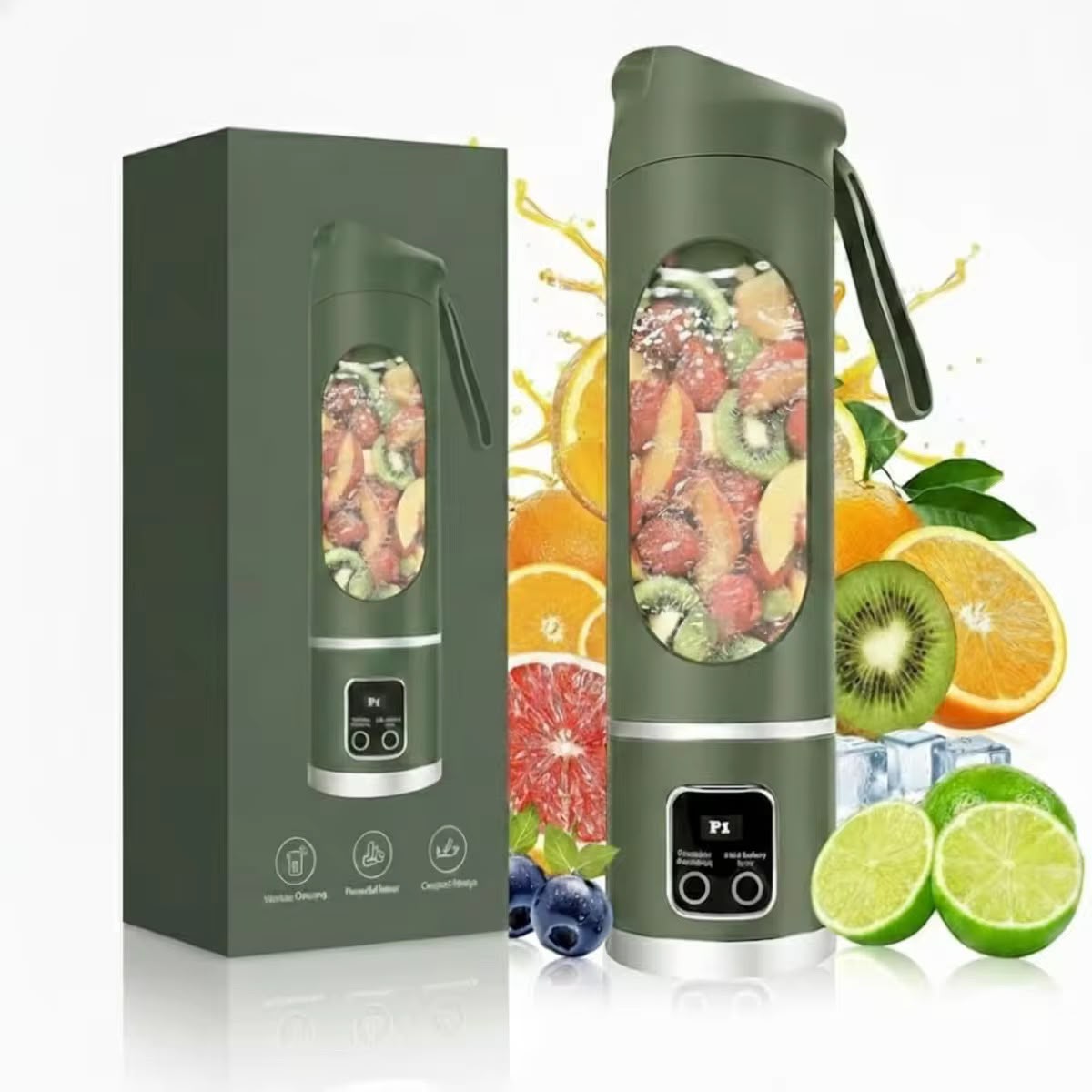 Portable USB Rechargeable Blender | Mini Juicer Bottle.
