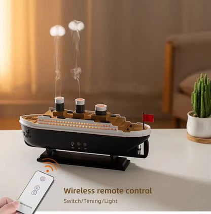 VZOIR Titanic Ship Aroma Humidifier & Diffuser with Remote Control