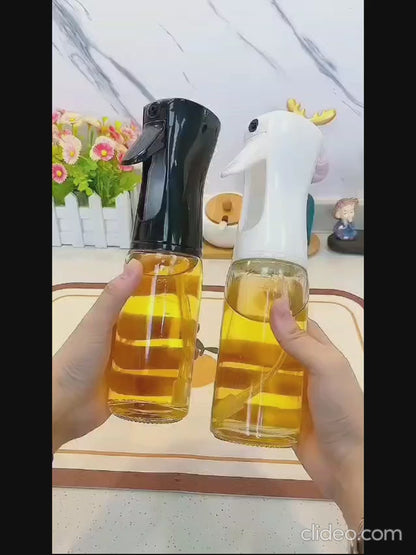 Oil Sprayer Bottle for Cooking – Refillable Kitchen Oil Spray Bottle for Salad, Air Fryer & BBQ